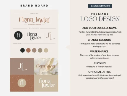 Executive Lifestyle Coach Pre-made Logo